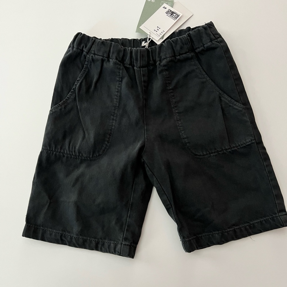 H&M Navy Blue Elastic Waist Shorts